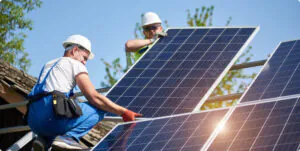 Telhado com Placas Solares